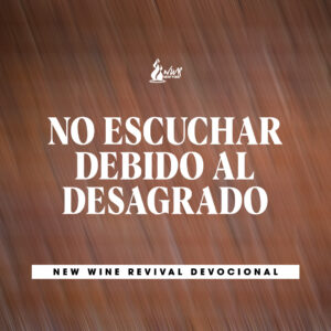 Read more about the article NO ESCUCHAR DEBIDO AL DESAGRADO