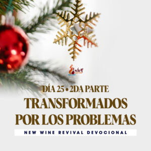 Read more about the article 11Dic – Día 25 • 2da Parte – Transformados por los problemas